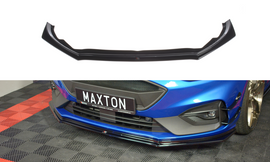 Maxton Design Front Ansatz passend für V.5 Ford Focus ST / ST-Line Mk4 schwarz Hochglanz