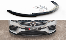 Laden Sie das Bild in den Galerie-Viewer, Maxton Design Front Ansatz passend für V.1 Mercedes-Benz E63 AMG Kombi/Limousine S213/W213 schwarz Hochglanz
