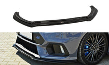 Laden Sie das Bild in den Galerie-Viewer, Maxton Design Front Ansatz passend für V.4 Ford Focus RS Mk3 schwarz Hochglanz