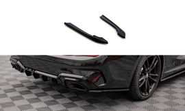 Maxton Design Heck Ansatz Flaps Diffusor V.3 für BMW M340i / M-Paket G20 / G21 schwarz Hochglanz