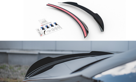 Maxton Design Spoiler CAP passend für Mercedes-Benz CLS AMG-Line C257  schwarz Hochglanz