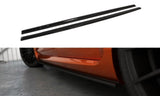 Maxton Design Seitenschweller Ansatz passend für Ford Focus ST Mk2 FL schwarz Hochglanz