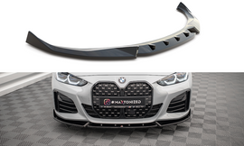 Maxton Design Front Ansatz V.2 für BMW 4er / i4 Gran Coupe M-Paket G26 schwarz Hochglanz