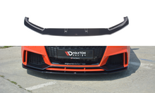 Laden Sie das Bild in den Galerie-Viewer, Maxton Design Front Ansatz passend für V.1 Audi TT RS 8S  schwarz Hochglanz