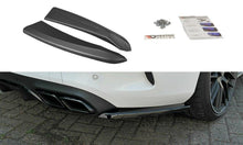 Laden Sie das Bild in den Galerie-Viewer, Maxton Design Heck Ansatz Flaps Diffusor passend für Mercedes C-Klasse C205 63 AMG Coupe schwarz Hochglanz