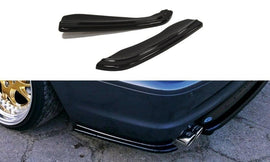 Maxton Design Heck Ansatz Flaps Diffusor passend für BMW 3er E46 M Paket COUPE schwarz Hochglanz