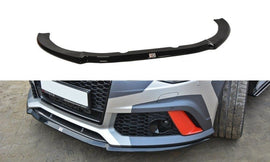 Maxton Design Front Ansatz passend für V.2 Audi RS6 C7 / C7 FL schwarz Hochglanz