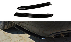 Maxton Design Heck Ansatz Flaps Diffusor passend für Audi A4 B8 schwarz Hochglanz
