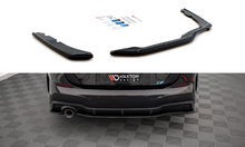 Laden Sie das Bild in den Galerie-Viewer, Maxton Design Heck Ansatz Flaps Diffusor für BMW 2 Gran Coupe M-Paket F44 schwarz Hochglanz