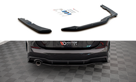 Maxton Design Heck Ansatz Flaps Diffusor für BMW 2 Gran Coupe M-Paket F44 schwarz Hochglanz
