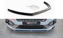 Laden Sie das Bild in den Galerie-Viewer, Maxton Design Front Ansatz passend für V.6 Ford Fiesta Mk8 ST / ST-Line schwarz Hochglanz