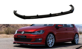 Maxton Design Front Ansatz passend für VW GOLF 7 FÜR Sport Paket schwarz Hochglanz