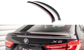 Maxton Design 3D Spoiler CAP V.2 für BMW X6 M-Paket F16 schwarz Hochglanz