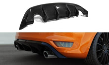 Laden Sie das Bild in den Galerie-Viewer, Maxton Design Diffusor Heck Ansatz passend für Ford Focus ST Mk2 FL schwarz Hochglanz