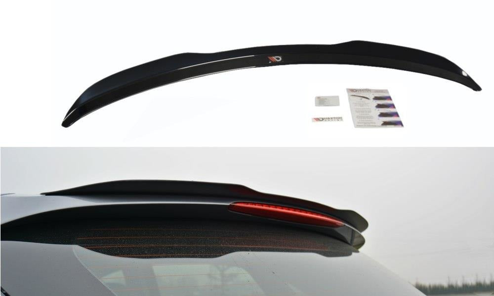 Maxton Design Spoiler CAP passend für Hyundai i30 mk.2 schwarz Hochglanz