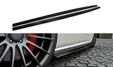 Laden Sie das Bild in den Galerie-Viewer, Maxton Design Seitenschweller Ansatz passend für VW POLO MK5 GTI Facelift schwarz Hochglanz