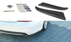 Maxton Design Heck Ansatz Flaps Diffusor passend für Mercedes CLS C219 55AMG schwarz Hochglanz