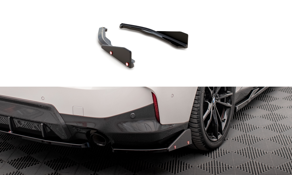Maxton Design Heck Ansatz Flaps Diffusor V.2 +Flaps für BMW 2 Coupe M-Paket G42