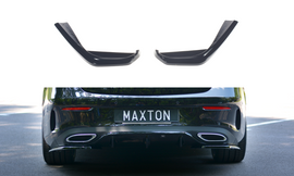 Maxton Design Heck Ansatz Flaps Diffusor passend für Mercedes-Benz E-Klasse W213 Coupe(C238) AMG-Line schwarz Hochglanz