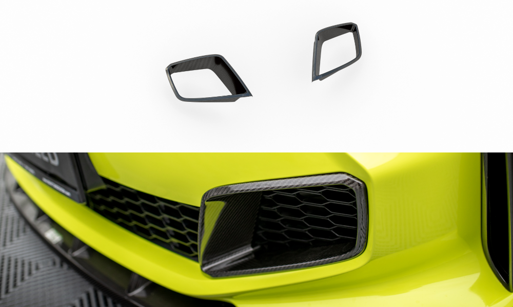 Maxton Design Carbon Fiber Front Bumper Side Vents BMW 1er F40 M-Paket/ M135i
