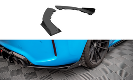 Maxton Design Street Pro Heck Ansatz Flaps Diffusor +Flaps für BMW M2 F87 schwarz Hochglanz