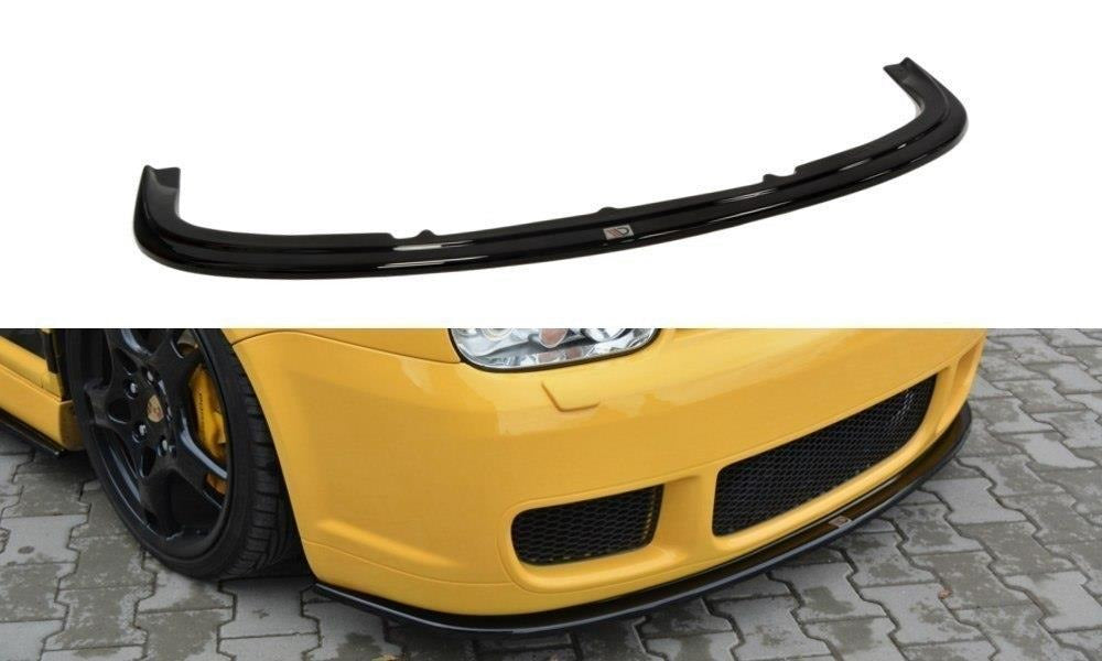 Maxton Design Front Ansatz passend für VW GOLF 4 R32 schwarz Hochglanz