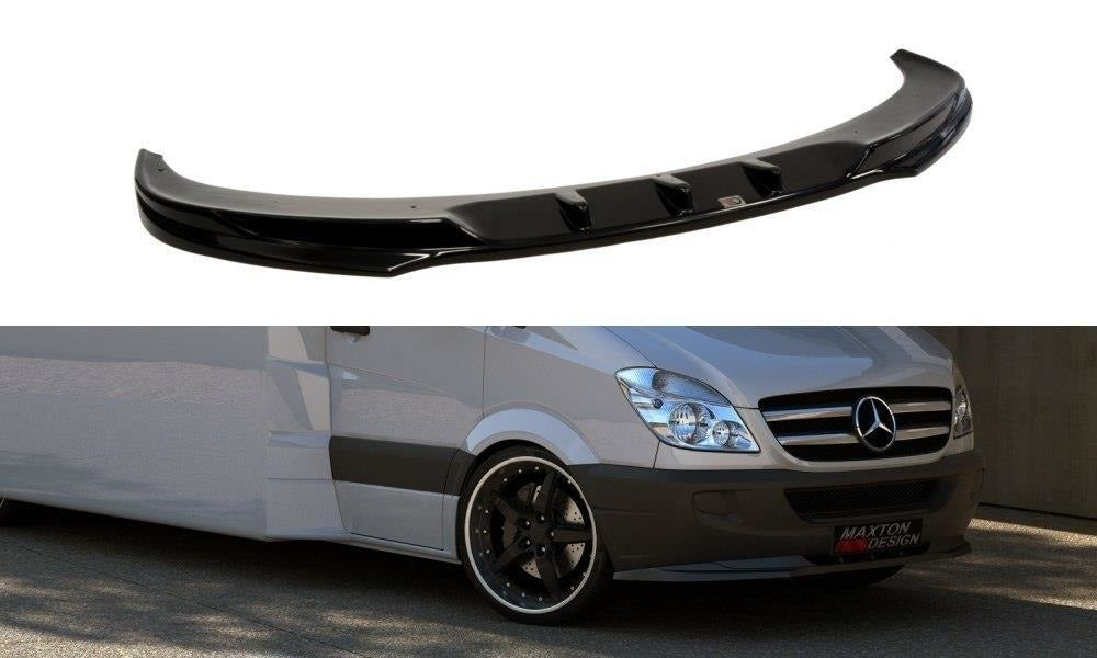 Maxton Design Front Ansatz passend für Mercedes Sprinter Mk2  schwarz Hochglanz
