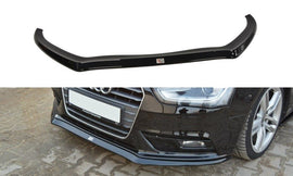 Maxton Design Front Diffuser V.2 Audi A4 B8 FL schwarz Hochglanz