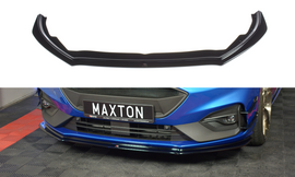 Maxton Design Front Ansatz passend für V.4 Ford Focus ST / ST-Line Mk4 schwarz Hochglanz