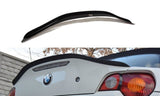 Maxton Design Spoiler CAP passend für BMW Z4 E85 vor Facelift schwarz Hochglanz