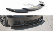 Laden Sie das Bild in den Galerie-Viewer, Maxton Design Front Ansatz V.3 für BMW 5er F10/F11 M-Paket schwarz Hochglanz