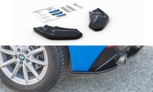 Laden Sie das Bild in den Galerie-Viewer, Maxton Design Heck Ansatz Flaps Diffusor passend für BMW X2 F39 M-Paket schwarz Hochglanz