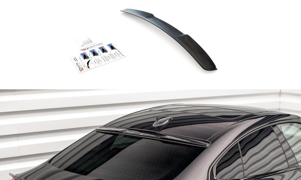 Maxton Design Heckscheiben Spoiler für BMW 2 Gran Coupe M-Paket / M235i F44 schwarz Hochglanz