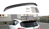 Maxton Design Spoiler CAP passend für Ford Fiesta Mk8  schwarz Hochglanz