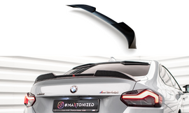 Maxton Design Spoiler CAP für 3D BMW 2 Coupe G42 schwarz Hochglanz