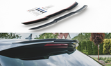 Maxton Design Spoiler CAP passend für passend für Audi S6 / A6 S-Line C7 Avant schwarz Hochglanz schwarz Hochglanz