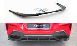 Maxton Design Mittlerer Diffusor Heck Ansatz passend für Bmw M850i G15 schwarz Hochglanz