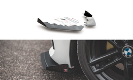 Maxton Design Flaps BMW 1er F20 M-Paket Facelift / M140i schwarz Hochglanz