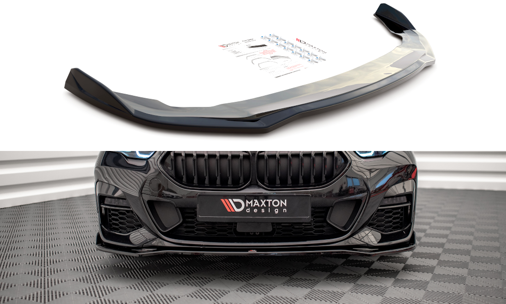 Maxton Design Front Ansatz V.3 für BMW 2 Gran Coupe M-Paket / M235i F44 schwarz Hochglanz