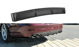 Maxton Design Diffusor Heck Ansatz passend für Mercedes CLS C219 55AMG schwarz Hochglanz