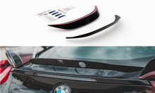 Laden Sie das Bild in den Galerie-Viewer, Maxton Design Zentrale Spoiler CAP passend für BMW i8 schwarz Hochglanz