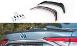 Maxton Design Spoiler CAP passend für Toyota Corolla XII Limousine schwarz Hochglanz
