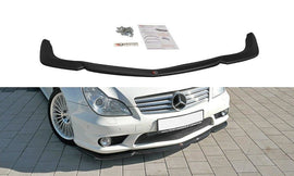 Maxton Design Front Ansatz passend für V.1 Mercedes CLS C219 55AMG schwarz Hochglanz