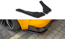Maxton Design Heck Ansatz Flaps Diffusor passend für V.1 Toyota Supra Mk5 schwarz Hochglanz