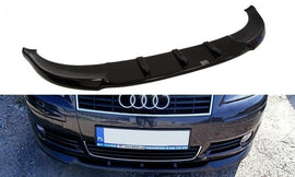 Maxton Design Front Ansatz passend für AUDI A3 8P (vor Facelift) 2003-2005 schwarz Hochglanz