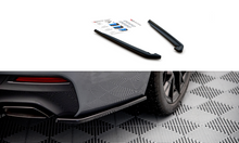 Laden Sie das Bild in den Galerie-Viewer, Maxton Design Heck Ansatz Flaps Diffusor für BMW 5er G30 Facelift M-Paket schwarz Hochglanz
