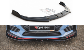 Maxton Design Front Ansatz passend für V.3 Hyundai I30 N Mk3 Hatchback/ Fastback schwarz Hochglanz