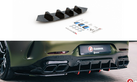 Maxton Design Diffusor Heck Ansatz passend für Mercedes-AMG GT 63 S 4 Türer Coupe schwarz Hochglanz