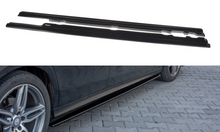 Laden Sie das Bild in den Galerie-Viewer, Maxton Design Seitenschweller Ansatz passend für Mercedes-Benz E43 AMG / AMG-Line W213 schwarz Hochglanz