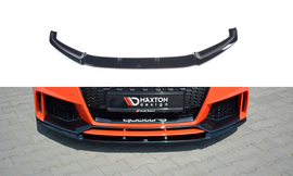 Maxton Design Front Ansatz passend für V.2 Audi TT RS 8S schwarz Hochglanz